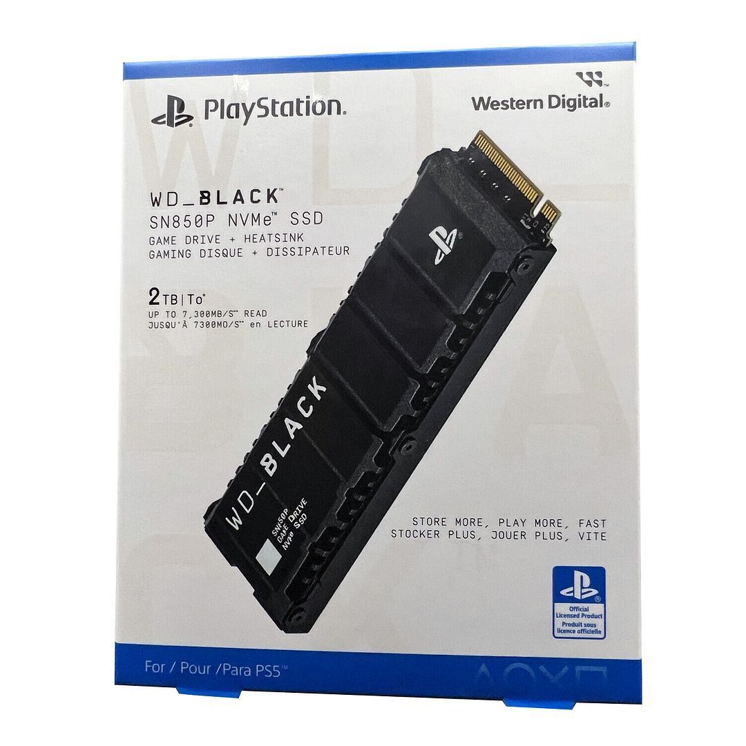 SSD WD BLACK SN850 X 2 To pour PS5 : les prix