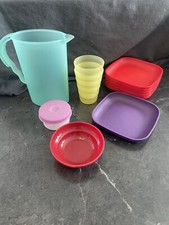 Lot Of 11 Tupperware Toys Pitcher Plates And Cups
