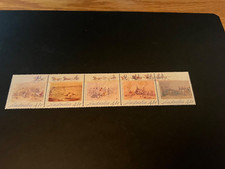 1990 Colonial Develop Strip of 5 MNH Scott # 1181 *combine shipping*