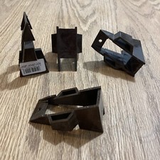 Lot of 4 Plastmo P30002A Gutter Wedge 4.5" W Brown Vinyl Half Round Brown