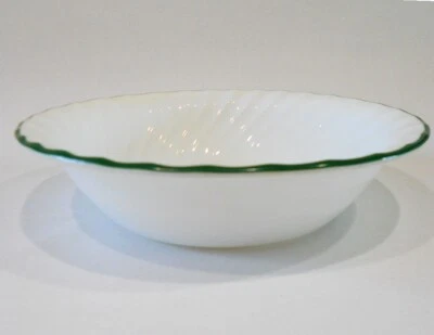 ❤️ NEW Corelle CALLAWAY 18-oz SOUP Cereal Salad BOWL 7.25" Fluted Ivy Green Rim