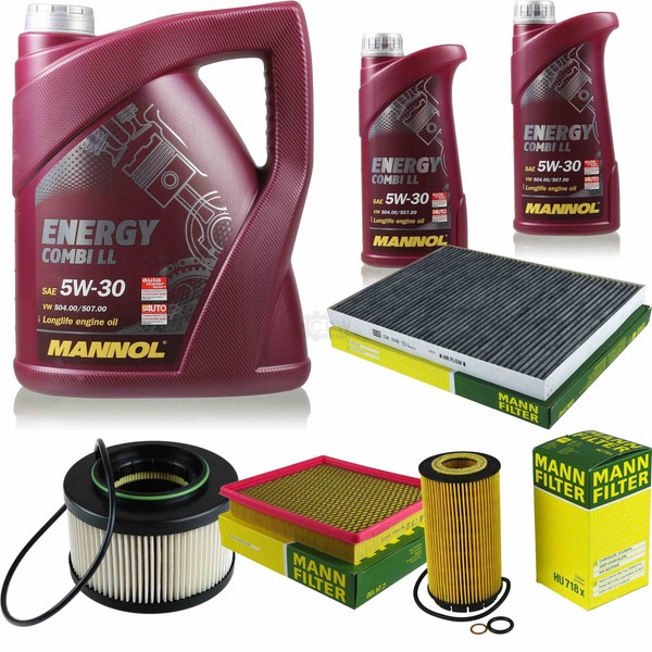 MANN-FILTER Inspektionspaket Mannol 7L Energy Combi Ll 5W-30 FüR Chrysler-image