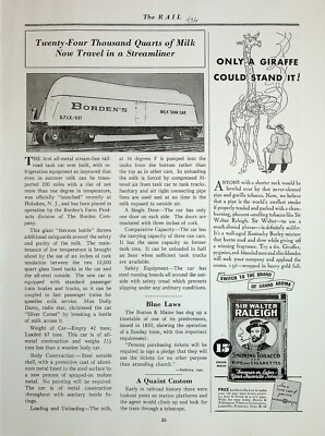 Original Eisenbahn & Züge ADs: Vierundzwanzigtausend Quart Milchreise...