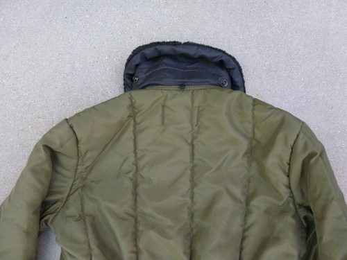 VTG Refrigiwear Insulated Jacket Mens M Green Collared No Hood USA READ DESRIP* - Picture 10 of 22