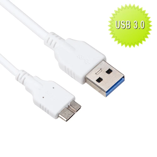 For Samsung Galaxy Note3 S5 Micro USB 3.0 Data Sync Cable Charger Cord - White - Image 2 of 2