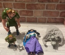 1995 BURGER KING TOY HUNCHBACK OF NOTRE DAME PUPPETS And Toys, LOT OF 5