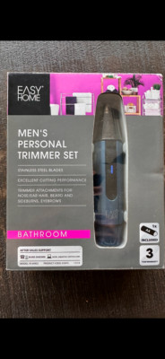 EasyHome Nasenhaarschneider Ohrhaar Trimmer Men´S Personal Trimmer Set. B-Ware