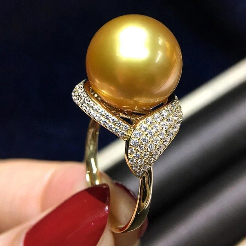 GemsMagic Moonlight Flower Inspired Akoya Pearl Ring – gemsmagic