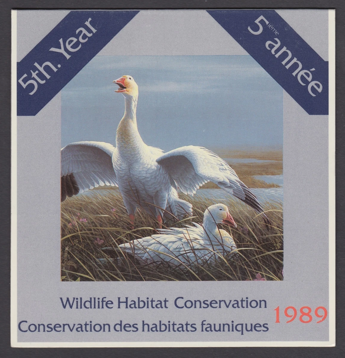 Canada 1989 Federal Wildlife Conservation Booklet Snow, 45 OFF