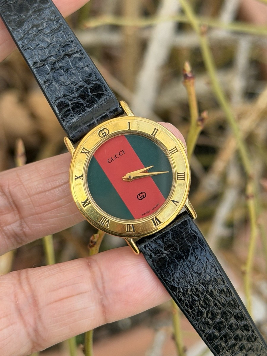 Vtg 1980s Gucci 3000L [Near Mint] Women's Watch | eBay