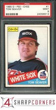 1985 O-PEE-CHEE #1 TOM SEAVER WHITE SOX HOF PSA 9