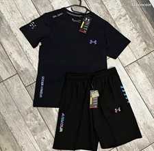 Under Armour Set kurz schwarz