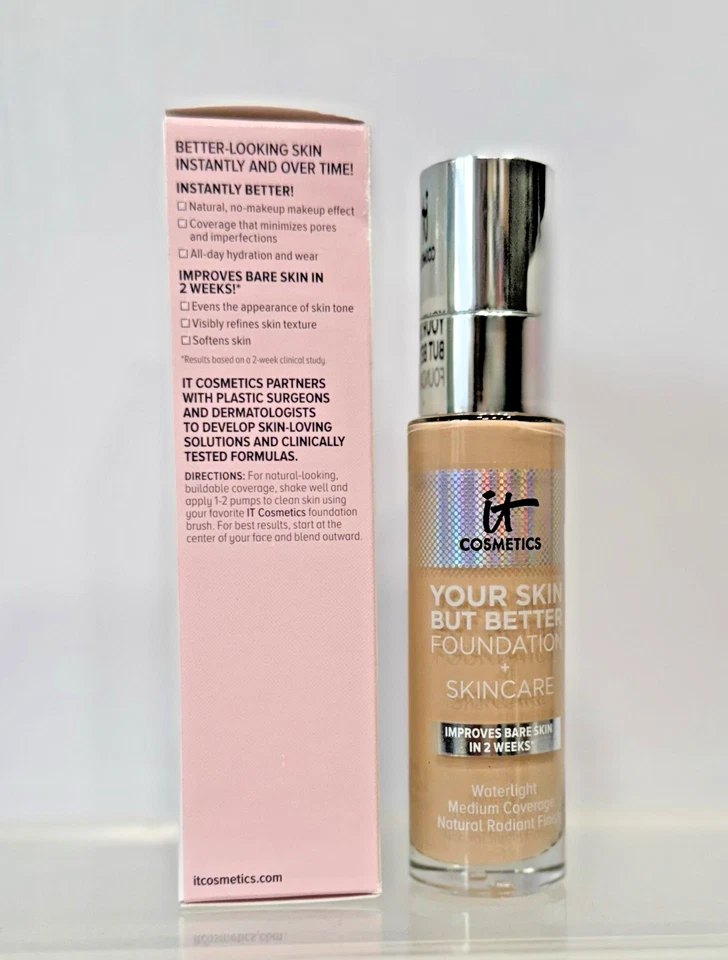 IT Cosmetics Your Skin But Better  Foundation + Skincare - Fair Neutral 11 - New - Image 2 of 4