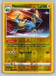 Manectric 052/185 Vivid Voltage Reverse Holo Rare