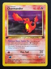 Pokemon Charmander 50/82 Team Rocket 1st Edition Vintage WOTC LP