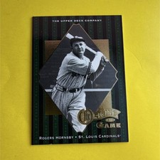 Upper Deck Rogers Hornsby Origins of the Game #57 St. Louis Cardinals Baseball