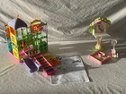 Vintage A Lot Of Two Barbie Kelly Play Land And Playground Playsets Incomplete