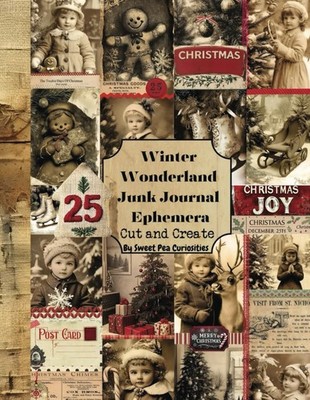 Winter Wonderland Junk Journal Ephemera: Cut and Create