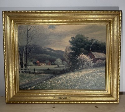 Beautiful 1950 s Robert Wood Vintage Early Spring Signed Ornate Frame 16X20