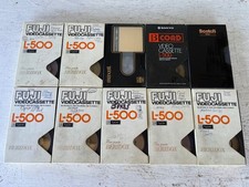 Ten Betamax Tapes Used With Box Tested