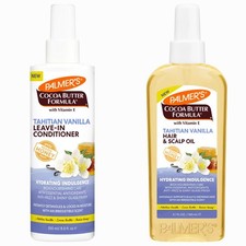 Palmers Tahitian Vanilla Hair Scalp Oil And Leave In Conditioner Set