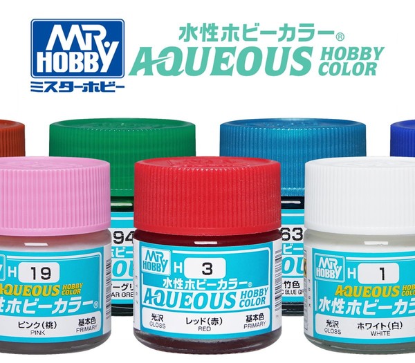 Pintura acrílica Gunze GSI Mr.Hobby color acuoso H1-H96 (10 ml) múltiples opciones
