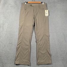 Royal Robbins Discovery Pant Women's 10 Taupe Straight Leg Hiking UPF 50 Outdoor