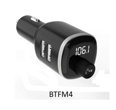 WIRELESS Hands Free BLUETOOTH CELL CAR KIT Phone MUSIC FM Transmitter SIRI