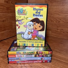 Dora the Explorer DVD Lot of 5 Nick Jr Nickelodeon Lets Explore Doggie Day