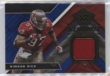 2021 Panini XR Summit Swatches Blue /25 Simeon Rice #SUS-SRI nd3