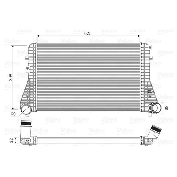 Valeo LadeluftkÜHler TurbokÜHler Passend FüR Audi TT Seat Alhambra Altea Leon-image