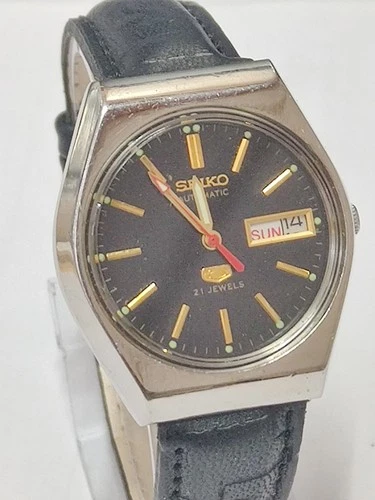 Vintage Seiko Automatic Date Day Dial Wrist Watch  EP14