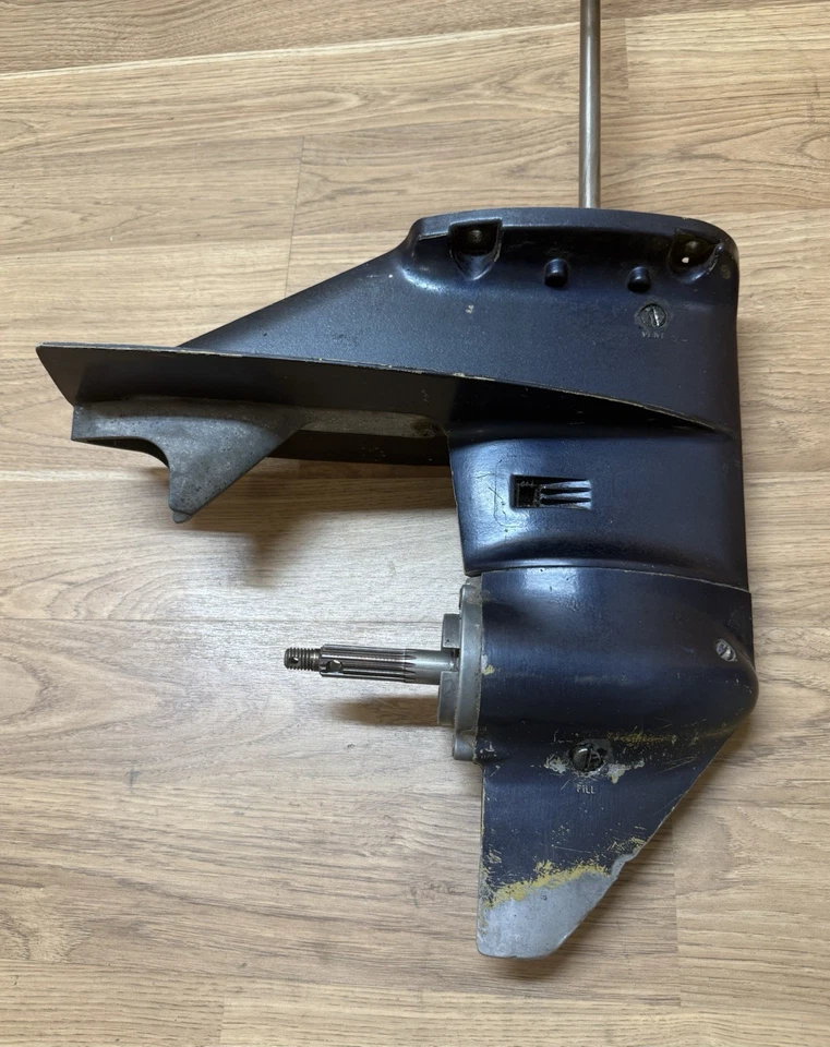 35 40 50 hp Chrysler Force Lower Unit  1984-1988 20” 10 spline drive shaft - Image 3 of 4