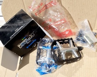 Pedales de plataforma Shimano Deore XT PD M730 culto NOS NUEVO EN CAJA