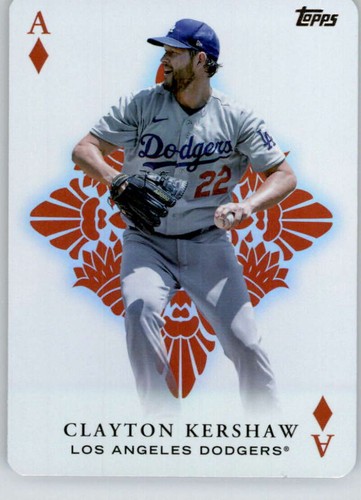 2023 Topps All Aces #AA-7 Clayton Kershaw Los Angeles Dodgers Baseball Insert