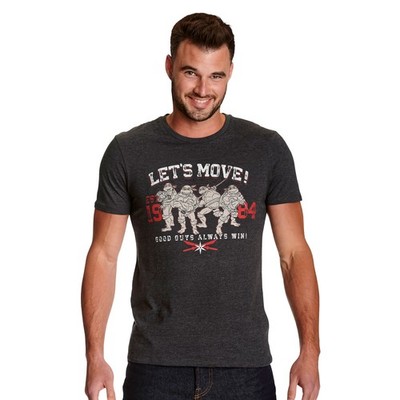 Teenage Mutant Ninja Turtles - Lets Move T-Shirt schwarz - Größe S wählbar