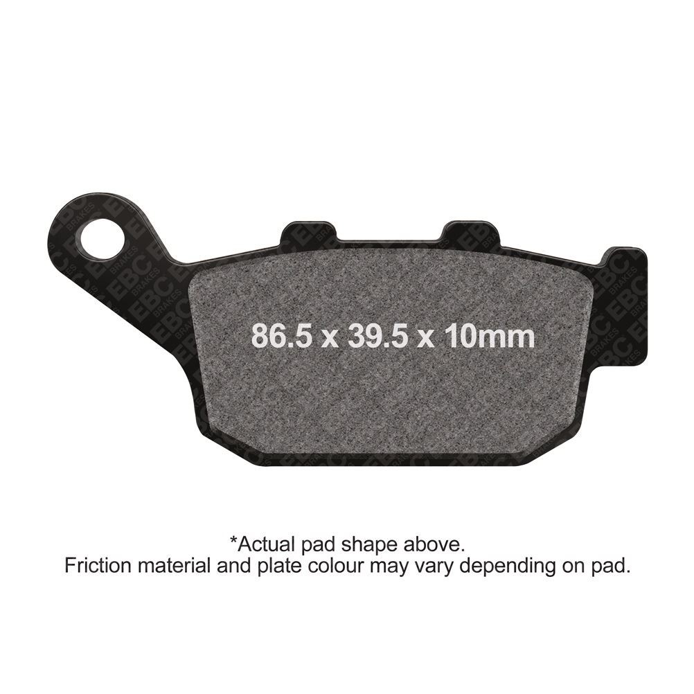EBC Scooter Series Carbon Pads E391 Rear Left for Honda FES 150 Pantheon 2003-06