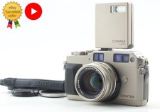 MINT Contax G1 35mm Film Camera Planar 45mm f/2 Lens TLA140 Flash From JAPAN