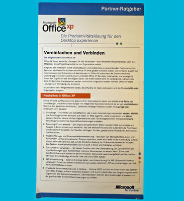 Microsoft Office XP 2002 Original Software CD NEU & OVP verschweißt
