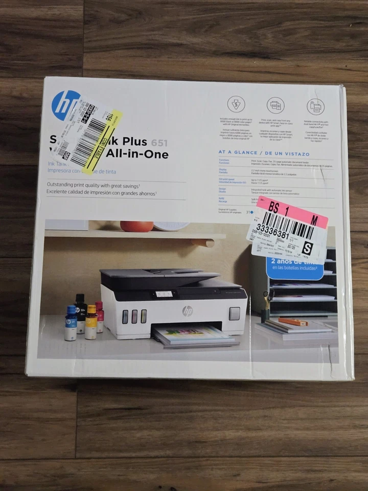 HP Smart Tank Plus 651 Wireless Color All-in-One Ink Tank Print Scan Copy 2 - Image 4 of 4