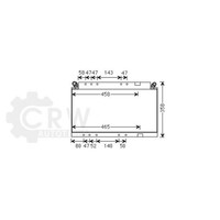 AVA Quality Cooling Kondensator Klimaanlage KlimaküHler ( MF5049 )