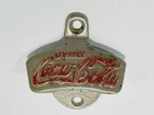 VINTAGE ANTIQUE COCA COLA WALL MOUNT BOTTLE OPENER STARR X & BROWN CO 29