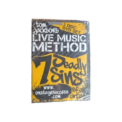 Tom Jackson s Live Music Method 7 Deadly Sins Of An Artist 3 DVD Set Sealed