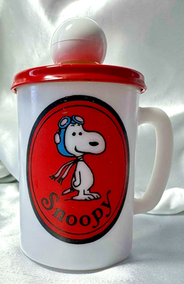 #ad #ad Avon Snoopy Flying Ace Liquid Soap Decanter 5 oz. Empty No Box $25.98