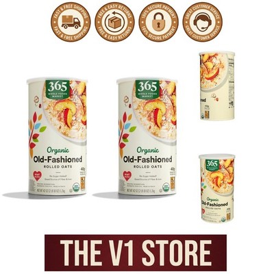 Heart-Healthy Organic Rolled Oats - 42 Ounce Pack of 2 for Baking & Cereal