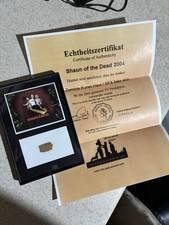 Shaun Of The Dead Screen Used Zombie Prosthetic Appliance Movie Prop W/COA