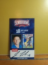 2013 Jeff Locke Signed Senior  Bowl Rookie Card....UCLA. rookie card picture