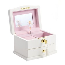 Ballerina Musical Jewelry Box with Mirror for girls Kid's Jewelry Storage