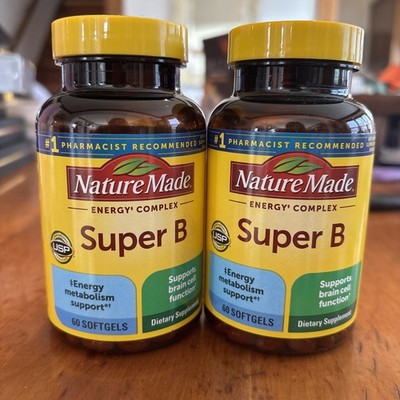 Nature Made Super B 60 Soft Gels 2pk