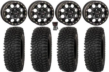 System 3 SB-7 15" Wheels Bk 6+1 33" Roctane STX Tires CFMoto ZForce Z10 / Z10-4